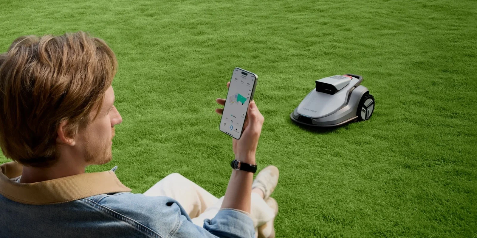 TerraMow V1000: A User-Friendly Robot Lawn Mower with Smart Navigation